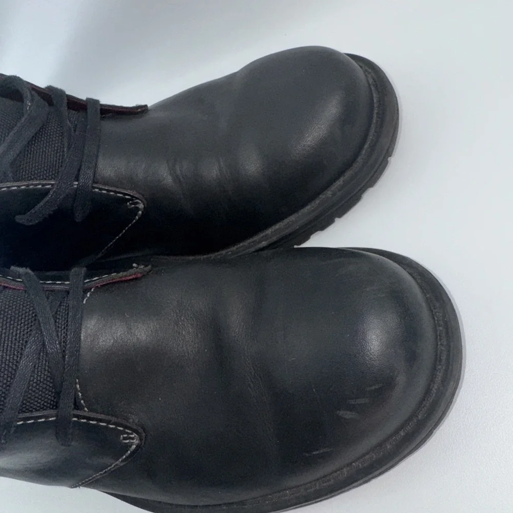 Clarks Kyros Limit‎ Black Leather Chukka Boots Men's 10.5 Ankle Lace Up Classic